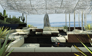 design arola restaurante interorismo hotel arts Chill Out Arola Hotel Arts